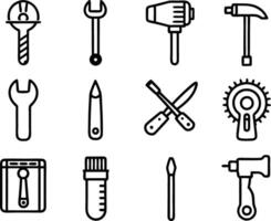 set of workshop icon illustration. communication, business, management, leadership, seminar, support, person vector