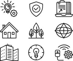 set of ui and ux icon illustration. screen, technology, ux, illustration, web, template, user, application, graphic, business vector