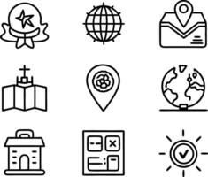 set of ui and ux icon illustration. screen, technology, ux, illustration, web, template, user, application, graphic, business vector