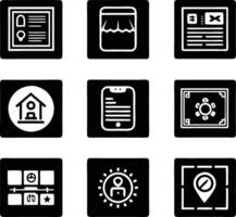 set of ui and ux icon illustration. screen, technology, ux, illustration, web, template, user, application, graphic, business vector