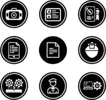 set of ui and ux icon illustration. screen, technology, ux, illustration, web, template, user, application, graphic, business vector