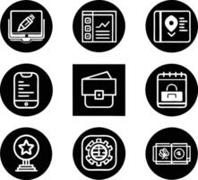 set of ui and ux icon illustration. screen, technology, ux, illustration, web, template, user, application, graphic, business vector