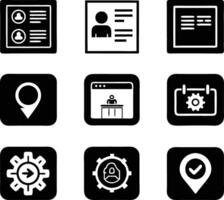 set of ui and ux icon illustration. screen, technology, ux, illustration, web, template, user, application, graphic, business vector