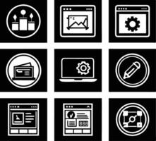 set of ui and ux icon illustration. screen, technology, ux, illustration, web, template, user, application, graphic, business vector