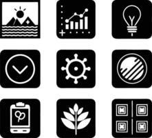 set of graphics design icon illustration. creative, digital, art, line, abstract, background, concept, technology, modern, business vector