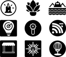 set of graphics design icon illustration. creative, digital, art, line, abstract, background, concept, technology, modern, business vector