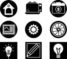 set of graphics design icon illustration. creative, digital, art, line, abstract, background, concept, technology, modern, business vector