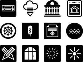set of graphics design icon illustration. creative, digital, art, line, abstract, background, concept, technology, modern, business vector