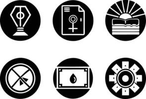 set of graphics design icon illustration. creative, digital, art, line, abstract, background, concept, technology, modern, business vector