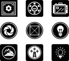 set of graphics design icon illustration. creative, digital, art, line, abstract, background, concept, technology, modern, business vector