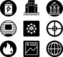 set of graphics design icon illustration. creative, digital, art, line, abstract, background, concept, technology, modern, business vector