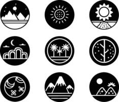 set of graphics design icon illustration. creative, digital, art, line, abstract, background, concept, technology, modern, business vector
