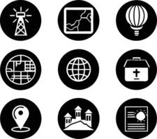 set of graphics design icon illustration. creative, digital, art, line, abstract, background, concept, technology, modern, business vector