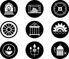 set of graphics design icon illustration. creative, digital, art, line, abstract, background, concept, technology, modern, business vector