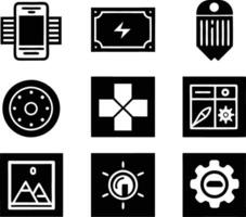 set of graphics design icon illustration. creative, digital, art, line, abstract, background, concept, technology, modern, business vector