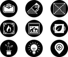 set of graphics design icon illustration. creative, digital, art, line, abstract, background, concept, technology, modern, business vector