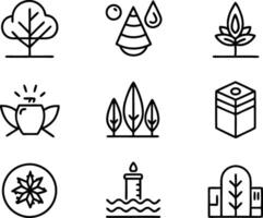 set of graphics design icon illustration. creative, digital, art, line, abstract, background, concept, technology, modern, business vector
