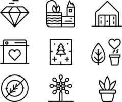 set of graphics design icon illustration. creative, digital, art, line, abstract, background, concept, technology, modern, business vector