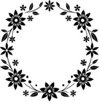 wedding invitation template Floral border and frame. floral, wedding, invitation, card, decoration, frame, flower, elegant vector