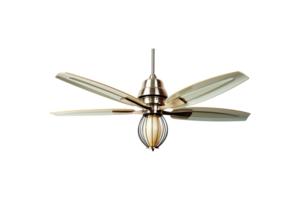 Ceiling Fan Blades isolated on transparent background. png