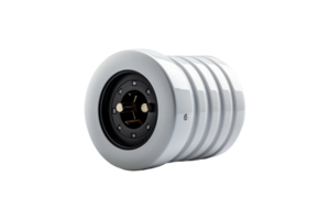 Ceramic Vent Plug isolated on transparent background. png