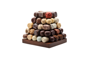 Chocolate Display Rack isolated on transparent background. png