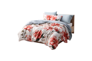 Comforter Set isolated on transparent background. png