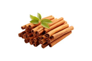 Cinnamon isolated on transparent background. png