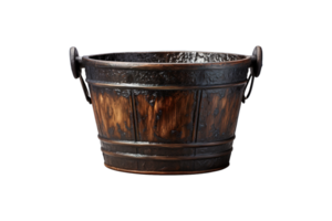 Coal Bucket isolated on transparent background. png