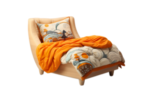 Crib Bedding Set isolated on transparent background. png