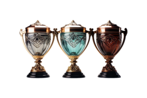 personalizado trofeos aislado en transparente antecedentes. png
