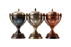 personalizado trofeos aislado en transparente antecedentes. png