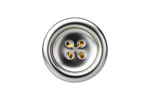 Designer Button isolated on transparent background. png