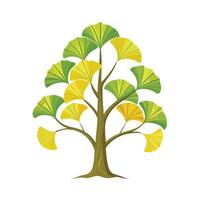 Beautiful Single Big Tree Illustration vector