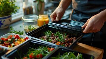Meal Prep with Plant-Based Meat photo