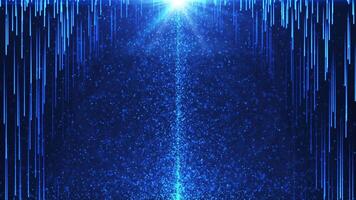 Falling bright particles, animation of dust and shiny dots, beautiful bokeh, rain of particles, glitter. animation Seamless loop 4k. video