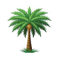 Beautiful Single Big Tree Illustration vector
