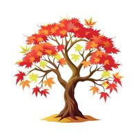 Beautiful Single Big Tree Illustration vector