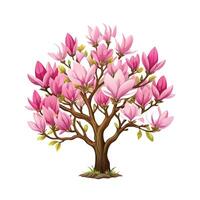 Beautiful Single Big Tree Illustration vector