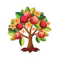 Beautiful Single Big Tree Illustration vector