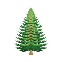 Beautiful Single Big Tree Illustration vector