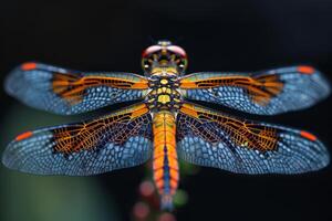 Dragonfly with Vibrant Wings photo