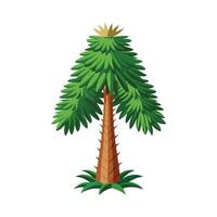Beautiful Single Big Tree Illustration vector