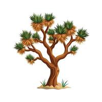 Beautiful Single Big Tree Illustration vector