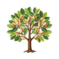 Beautiful Single Big Tree Illustration vector