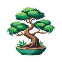 Beautiful Flowerpot Houseplant Illustration vector
