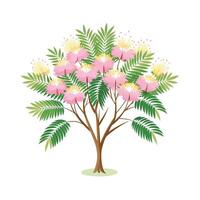 Beautiful Single Big Tree Illustration vector