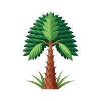 Beautiful Single Big Tree Illustration vector