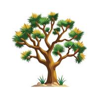Beautiful Single Big Tree Illustration vector