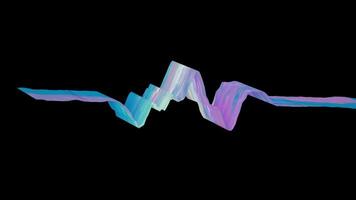4K Abstract Wavy Background 3D Rendering video